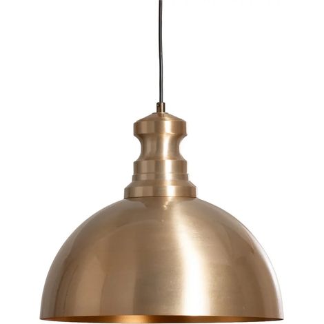 [GEBRAUCHT] B-Ware Hängeleuchte Berceste Pendelleuchte Gold Metall Lampe Leuchte E27 Led ø 40 Cm