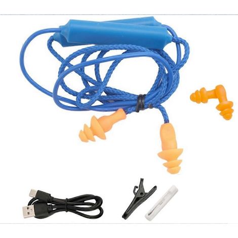 Bluetooth Oreille Bouchon Écouteur Kit pour Work Hearing Protection pour Construction Site et Noisy Environments (1/5)