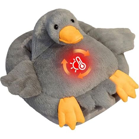 Chauffe-pieds électrique en forme de cygne, à température réglable et à chauffage rapide, idéal pour les toilettes, la bibliothèque, le lit, le sol, une chaise de bureau ou le camping. (1/4)