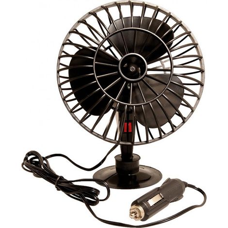 Ventilador de coche de 12V-5W con cable de conexión (1/2)