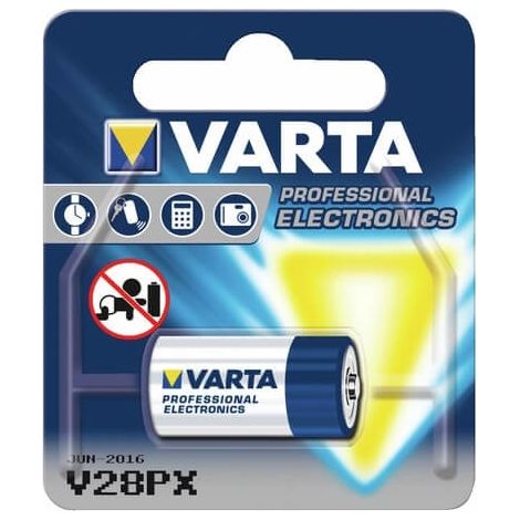 Pile appareil photo et électronique oxyde d'argent Varta 4SR44 1,55V