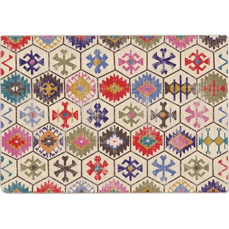 Maison Exclusive - Alfombra lavable multicolor 160x230 cm