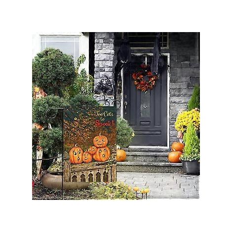 Neue Halloween-Gartenflagge, Hofflagge, Kürbisflagge, Veranda-Layout, Horror-Atmosphäre-Dekorationsflagge (HYQ5-44)