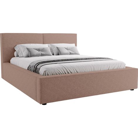 Cama TrendyNest Pelagia, Coral 45, Doble, 180x200, Tapiz, Somieres, 200x223x98cm (1/5)