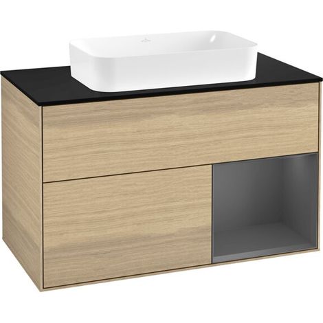 Villeroy & Boch G662GKPC Meuble sous lavabo Finion G66 (1/2)