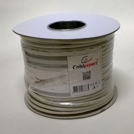 Gembird CAT6 UTP 100m cable de red U/UTP (UTP) Gris