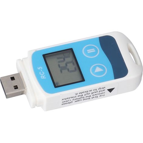 Enregistreur de données de température USB étanche IP67, 32 000 relevés, pour chaîne du froid (1/5)