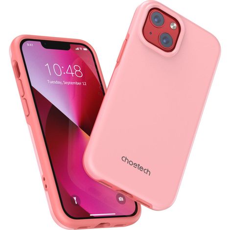 Custodia per iPhone 13 MFM Custodia antigoccia rosa (1/5)