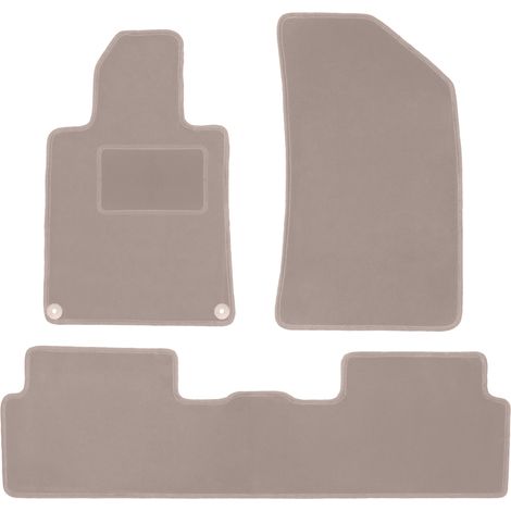 Tapis en velours beige pour Peugeot 508 I berline, break, SW, RXH (2010-2018) (1/5)
