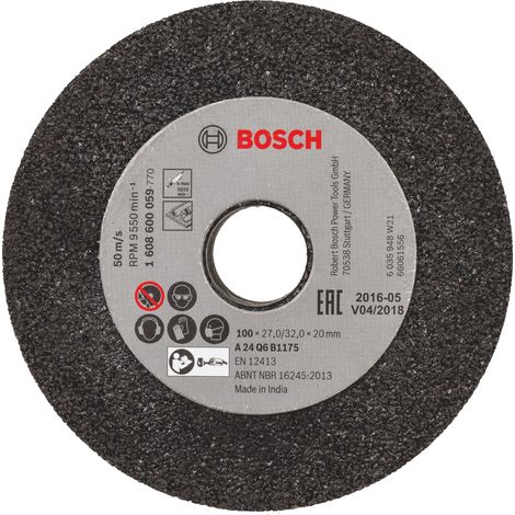 Piedra Afilar: 100X27/32X20Mm G24 - Bosch (1/3)