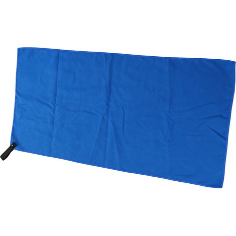 Lot de 3 serviettes de plage à séchage rapide, douces, bleues, portables, respirantes et agréables pour la peau, idéales pour la salle de sport, le sport et les activités de plein air. (1/5)