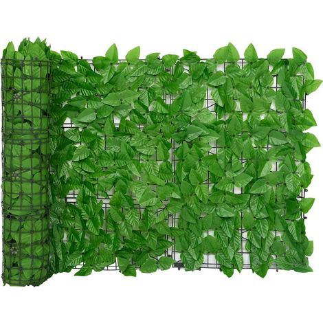 Maison Exclusive - Balkon-Sichtschutz mit Grünen Blättern 600x75 (1/5)