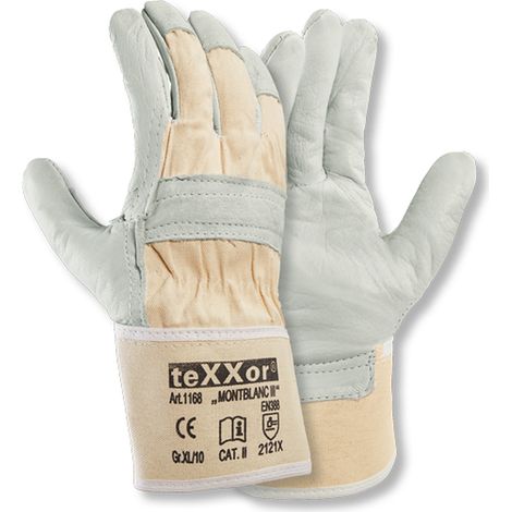 teXXor® Rindvollleder-Handschuh MONTBLANC III Leder natur, 116810 Gr.10 (1/5)