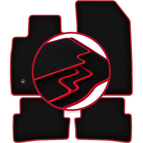 Tapis de voiture CARLUX-ROUGE pour : Renault Clio IV grandtour, break, hayon (2013-) (1/5)