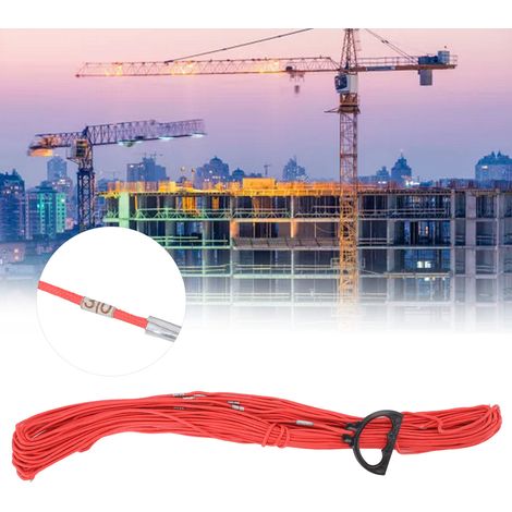 Corde en Nylon avec Âme Acier pour BTP et Industrie, 30m - Polyvalente et Résistante (1/5)