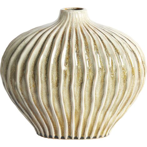 Light & Living LORITO Vase Keramik Olivgrün – 35x21x30 cm
