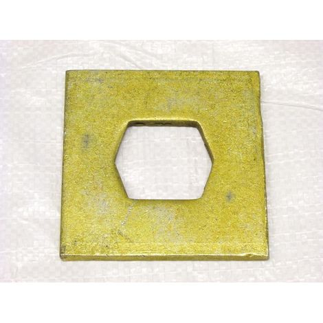 4" x 4" Howard Flail Plate - Agricultural Flailing Muck Spreading Spreader (1/2)