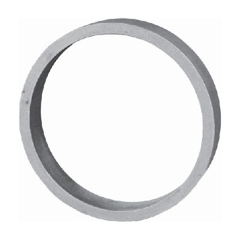 Deco Fer Forge – Cercle alu Ø100 – Plat 20x6 mm – Section optimisée pour ferronnerie – Décoration intérieure et extérieure (1/2)