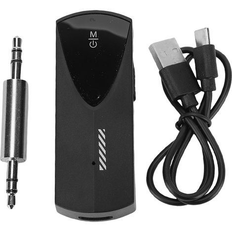 Adaptateur émetteur-récepteur audio BT – Récepteur émetteur enceinte TV ordinateur jack 3,5mm AUX stéréo entrée sortie (1/5)
