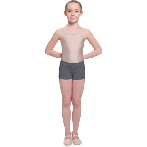 Egina - Kinder-Gymnastikshorts aus Graphit, Größe 110/116 (1/5)