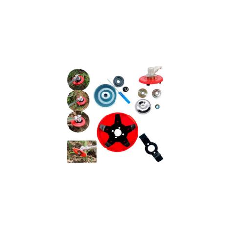 Cuchillas para desherbar, disco para desherbar, cabezal de desbrozadora, placa para desherbar para cortacésped, cabezal de repuesto universal para desherbar, placa multifuncional para desherbar - Crez