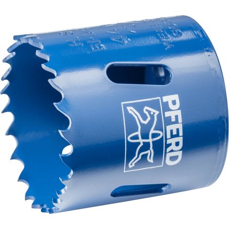 PFERD TOOLS Bi-Metall Lochsäge Co8/M42 Ø 44 mm Schnitttiefe 31 mm für Stahl, Edelstahl, Blech, Holz (1/4)