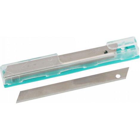 Distributeur 10 lames de cutter 9 mm non-sécables - Wilmart