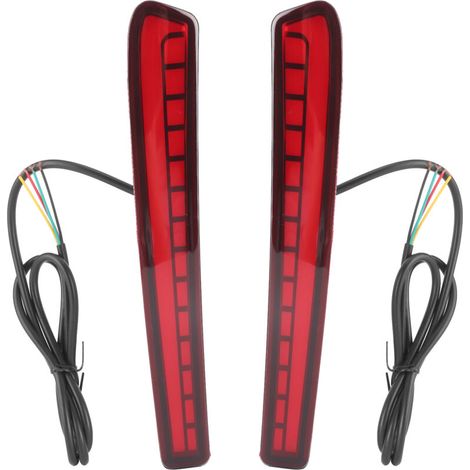 Luz de freno trasera Yctze, señal de giro dinámica, luz de parachoques trasero LED roja, luz de freno de alto brillo, adecuada para/Levin E210 sedán de 4 puertas 2020+ con