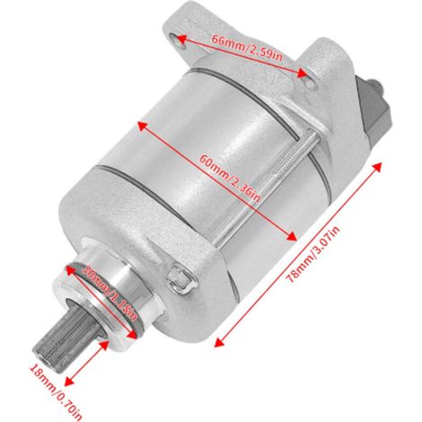 Démarreur de moto 31200-MKE-A71, compatible avec Honda CRF450R. (1/5)