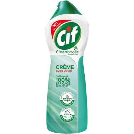 Nettoyant crème javel 750ml – Détergent pour carrelage – Élimine les taches tenaces – Formule concentrée pour nettoyage efficace – CIF