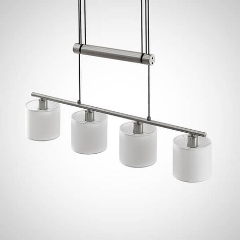 [NEUWERTIG] B-Ware Lindby Jorin Hängeleuchte Hängeleuchte Lampe Leuchte Höhenverstellbar Weiß