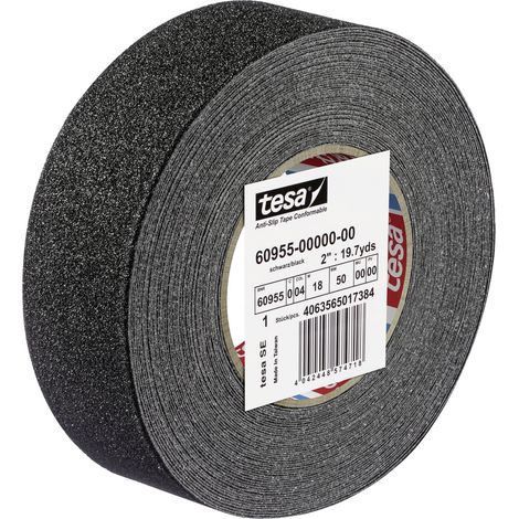 TESA Antirutschklebeband extrem flexibel 60955 schwarz 18 m x 50 mm - 60955-00000-00 (1/5)