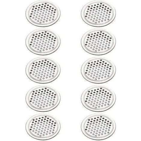 20 Pieces Round Stainless Steel Air Vent Grille Ventilation Grill Cover Circle (1/4)