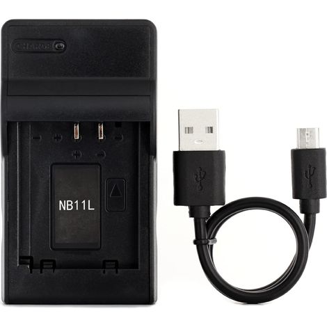 NB-11L USB Chargeur pour 132, 150, 155, 160, 170 Compatible avec 275 HS, PowerShot A2300, A2500, A2600, PowerShot ELPH 110 HS, 115 IS, 130 IS, 320 HS Caméra (1/5)