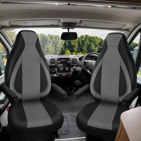 Housses de siège de voiture pour Fiat Ducato Citroën Jumper Peugeot Boxer PossL 2 Win Knaus Adria Carthago Pilote Laika Housses de protection pour camping-car,- (1/5)