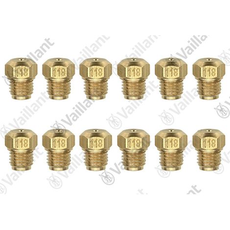 VAILLANT Ugello bruciatore, 1,18, (x12) MAG 11-0/0 GX u.w. Vaillant-Nr. , 291202