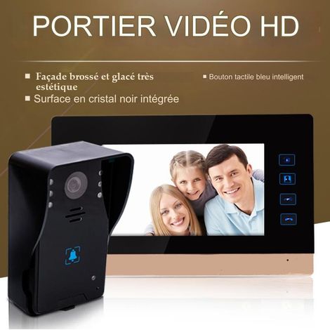 Interphone / Portier vidéo couleur antivandale (1/5)