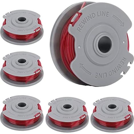 Applicable Bobine Fil pour Gardena 5306-20 Art 8844 8845 TurboTrimmer SmallCut 300 Pièces de Rechange Coupe Bordure (6 pièces) (1/5)