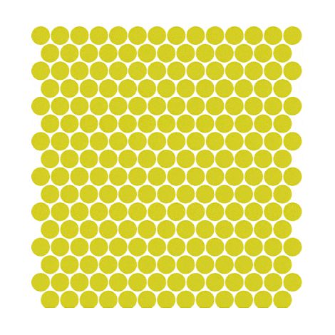 Mosaïque pâte de verre UNICOLOR ROND Ø2.3cm couleur : 301 Anti-dérapant Classe 3 boite de 2 m2 - voir nuancier, beaucoup de couleurs sont disponibles