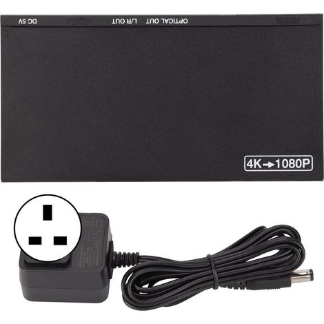 Répartiteur HD Multimedia Interface HDV‑B12SA 4K 60Hz, séparateur vidéo HDMI 100-240V avec fiche UK (1/5)