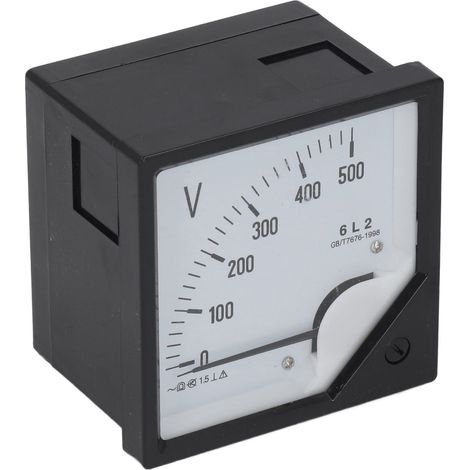 Analoges Wechselstrom-Voltmeter 0–500 V, Zeigervoltmeter, Panel-Nadel-Spannungsmesser für Geräte (1/5)