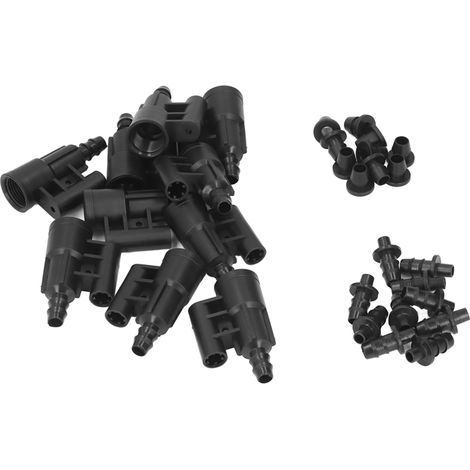 Accessoires d'irrigation résistants aux chocs, filetage femelle G1/2, connecteur pour système d'irrigation capillaire 9x12 mm (1/5)
