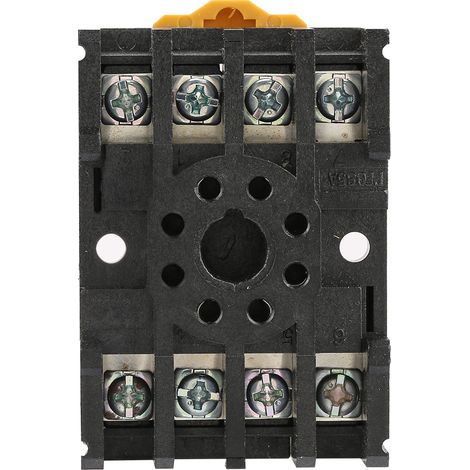 Support de relais de puissance PF085A 300 V 7 A 8 broches pour montage sur rail (1/5)