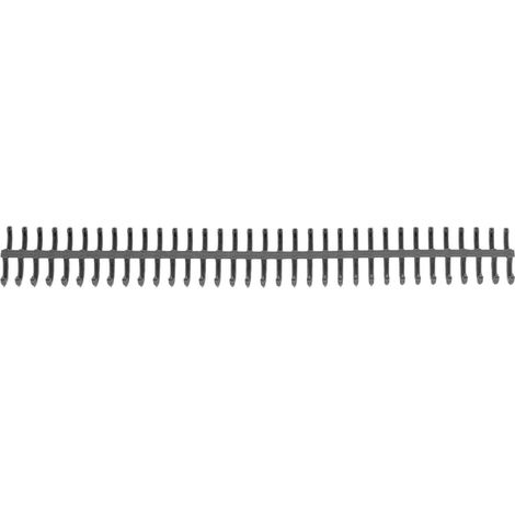 10 spirales de reliure noir en polypropylène durable, 34 anneaux pour classeurs et archives (lot de 10) (1/5)