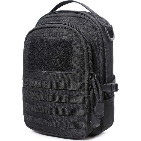 noir-sacoche Ceinture Tactique Trousse De Secours Pochette Poche Outils Pour Randonne Voyage Chasse (1/4)