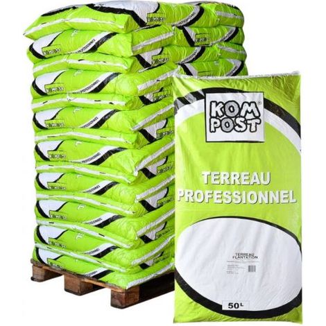 Terreau plantation enrichi en tourbe 24 sacs de 50 litres – Excellent enracinement pour arbres et arbustes – PRO41424X50