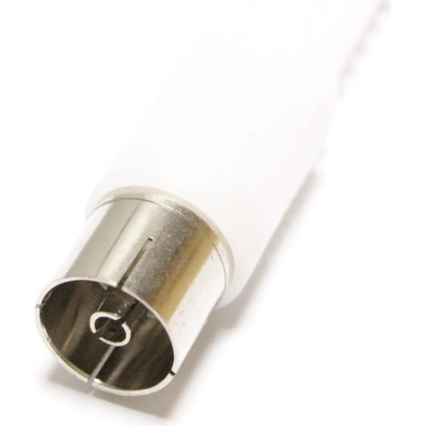 BeMatik - coaxial blanc connecteur TV-femme