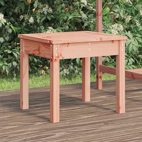 Banc de jardin en bois de douglas massif pour extérieur terrasse balcon 50x44x45 cm - PANGIVO (1/5)