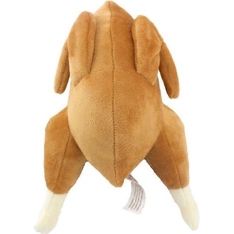 Jouet interactif pour chien chiot en peluche dindon qui couine, jouet à mâcher en peluche pour animaux de compagnie. (1/4)