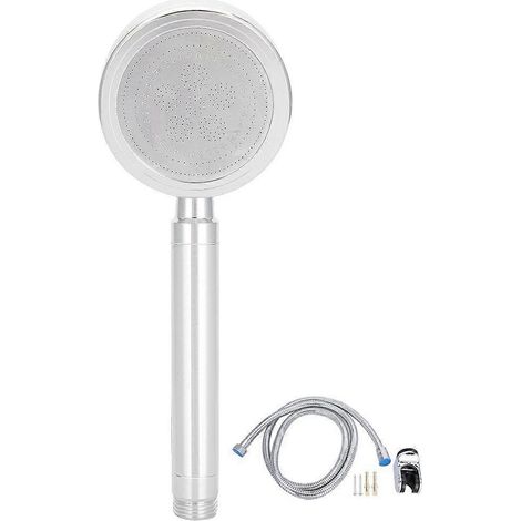 Pommeau de douche à main avec support de flexible, kit de douche haute pression pour salle de bain à domicile. (1/5)